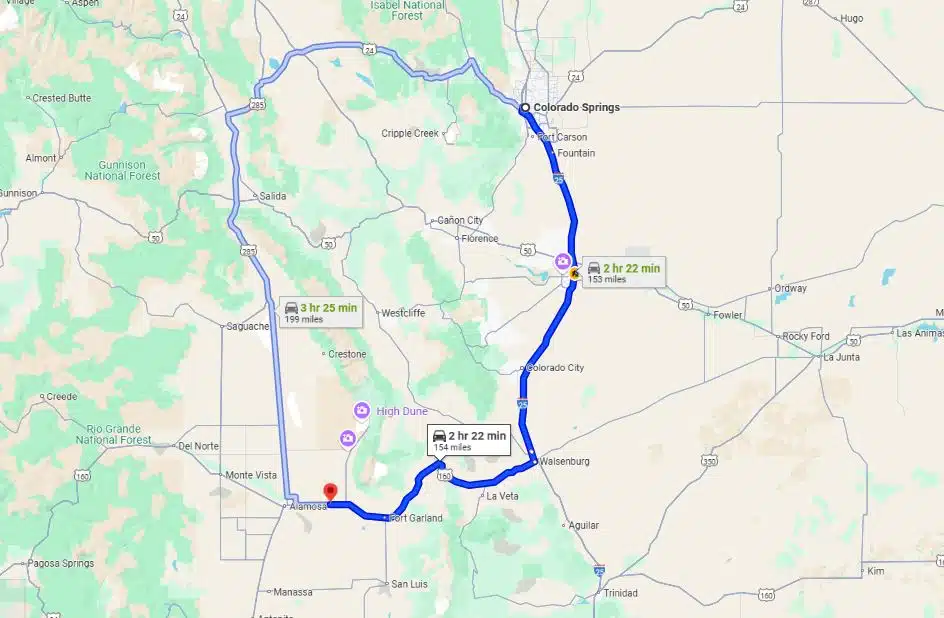 1.25 Acres Land for Sale with Mountain View, Alamosa, Colorado