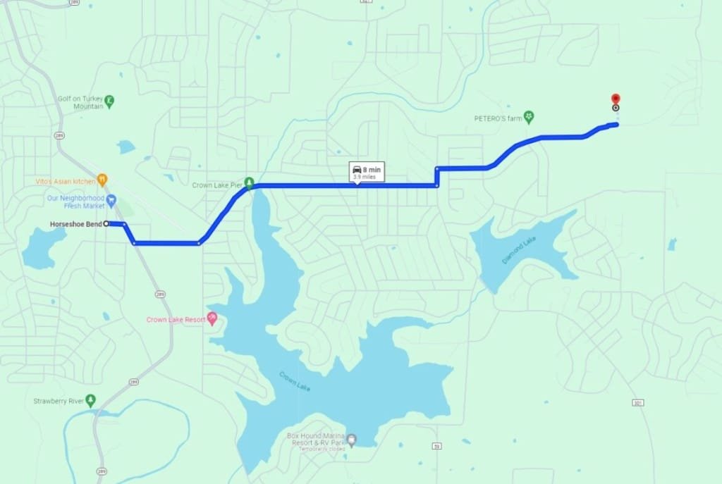 Prime Double lot Land for Sale in Arkansas with Lake View