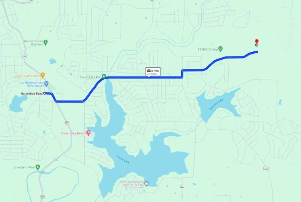 Prime Double lot Land for Sale in Arkansas with Lake View