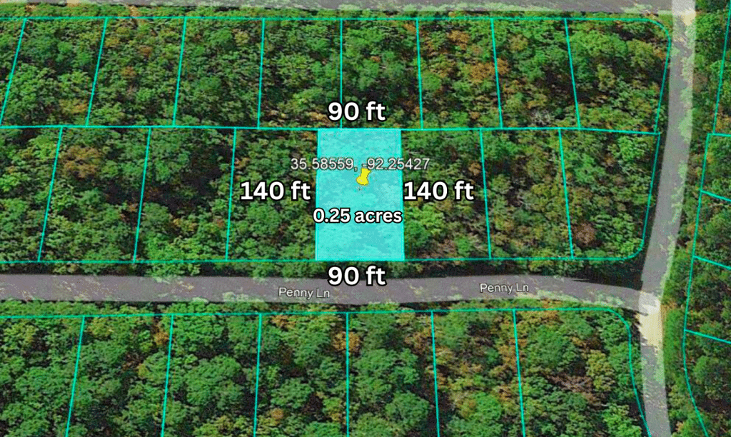 Mountain view acreage in Fairfield Bay, Arkansas - photo 13