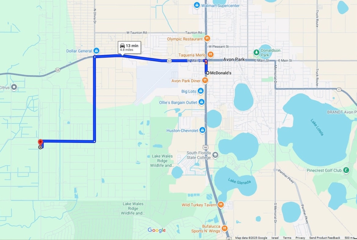 1.15 Acre Land for Sale in Avon Park FL