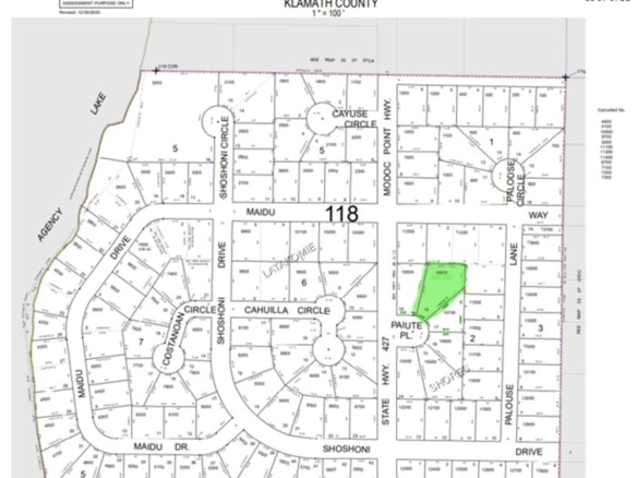 0.37 Residential Lot Near Agency Lake for Sale in Chiloquin