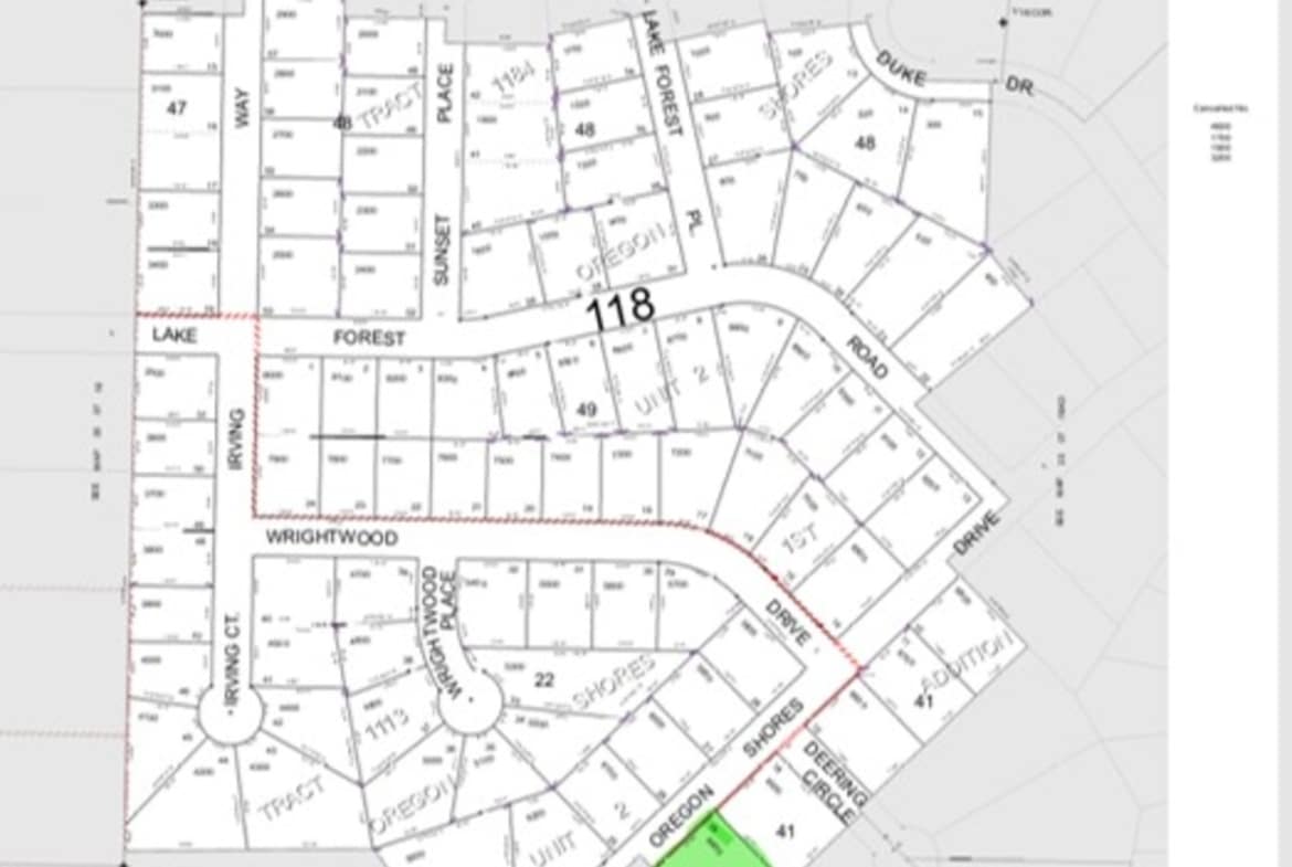 0.46 acres buildable with lake view land for sale