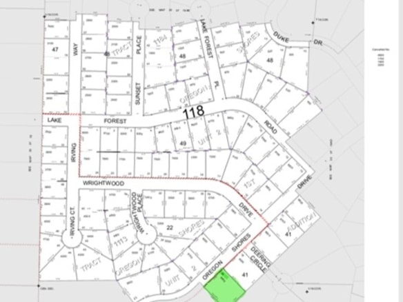 0.46 acres buildable with lake view land for sale