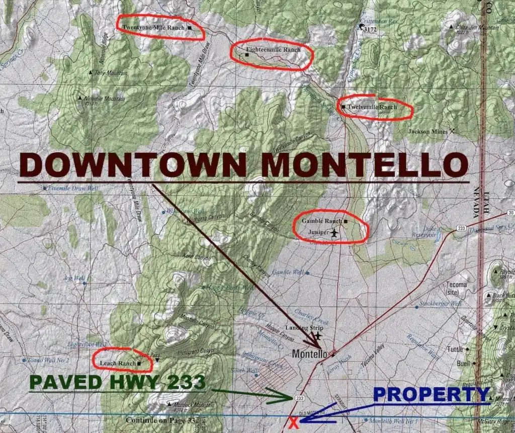 Fertile grassland property for sale - 10 acres near Montello, NV