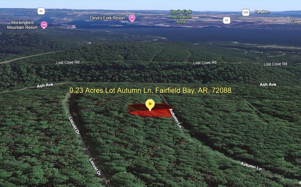 0.23 acre Arkansas lot near Fairfield Bay featuring mountain and lake views - photo 8