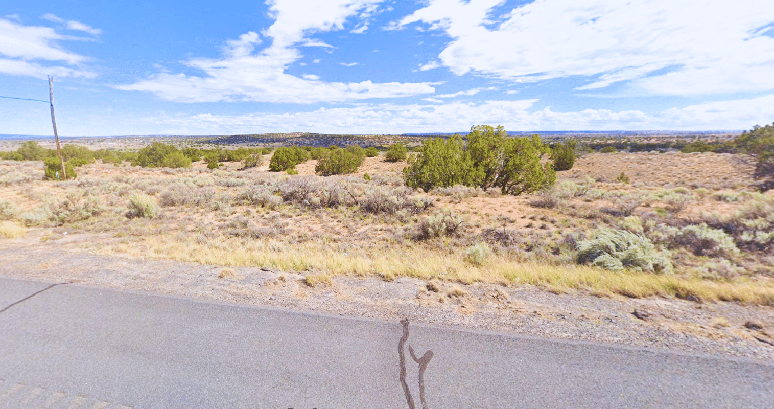 West view of the property