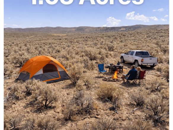 1-Acre of Land for Sale in Elko County, Nevada. This Corner Lot is the Perfect Getaway for Your RV, or to Camp in a Tent, or Place a Mobile Home.