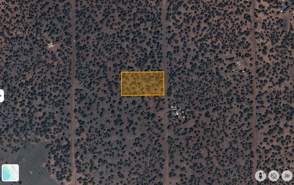 Rocky soil 1.15 acre land for sale in Show Low Pines, Concho, Arizona