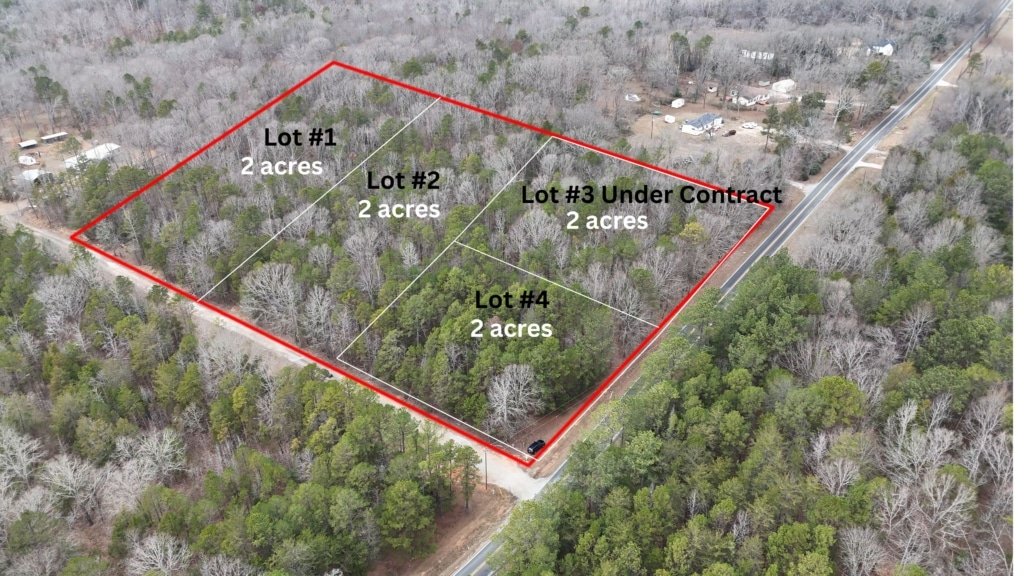 Land for Sale: 2-8 Acre Buildable Lot in Gray Court, South Carolina. Mobile homes ok. No HOA