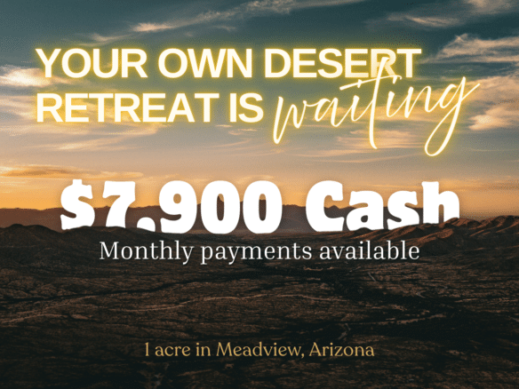 1 Acre for Sale in Meadview, Arizona Thats Great for Camping, Weekend Getaways, or a Forever Home.