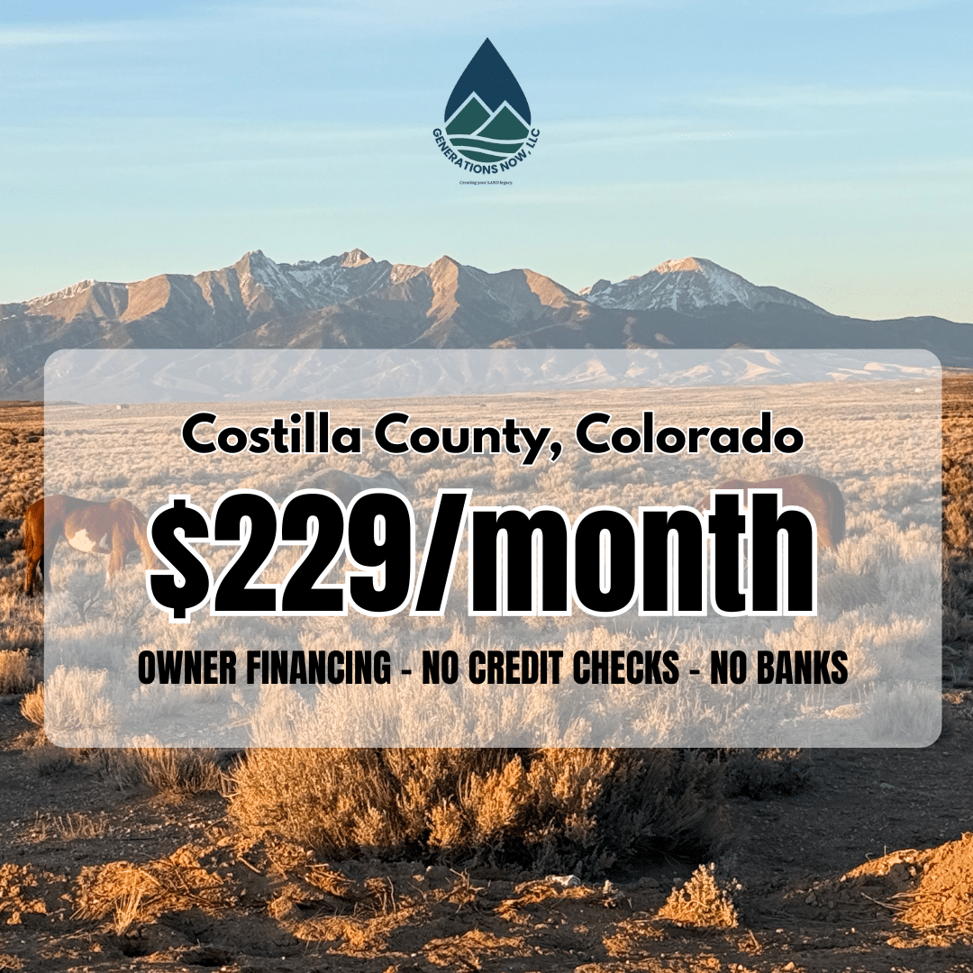 Add a heading 5.12 Acres Land for Sale in Costilla County, Colorado with mountain views and wide-open skies. Explore the Fort Garland Museum and Cultural Center, hiking, fishing, and year-round adventure.