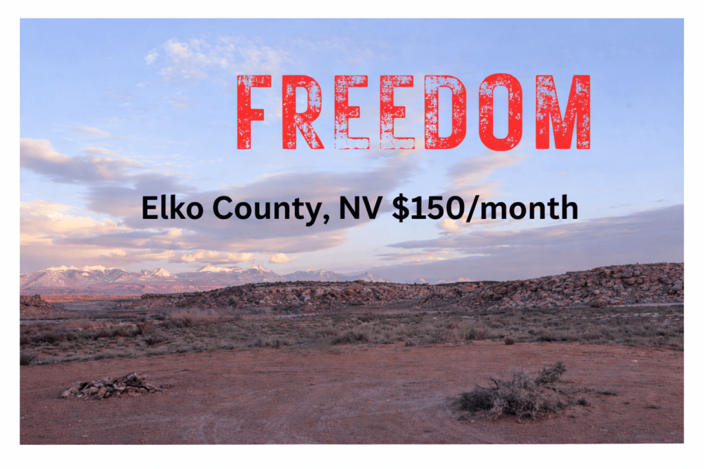 Step Off- Grid & Into Freedom in Elko Co, Nevada for $150/mo