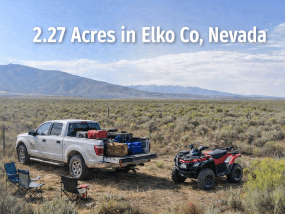 2.27 Acres Pure Quite Land in Elko, Nevada $150/Month