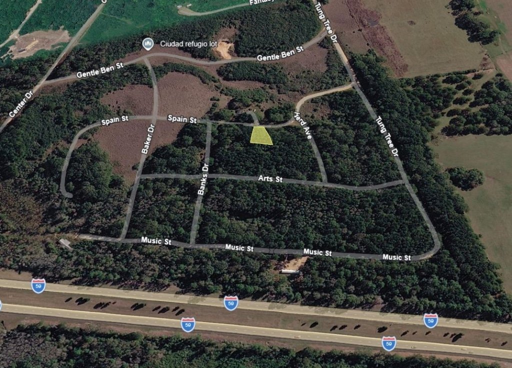Land for sale 0.28 acres Spain St Pearl River County Mississippi near lake