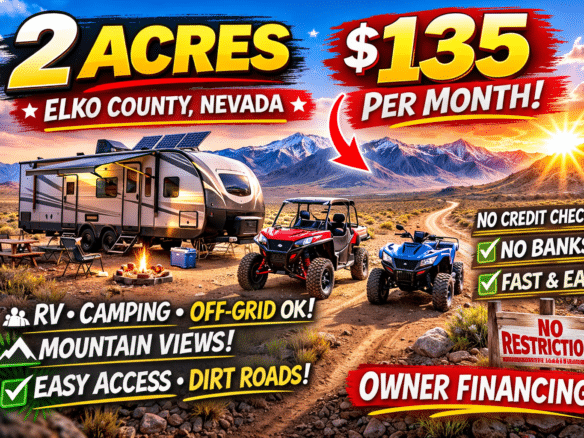 2 acres land in nevada for sale