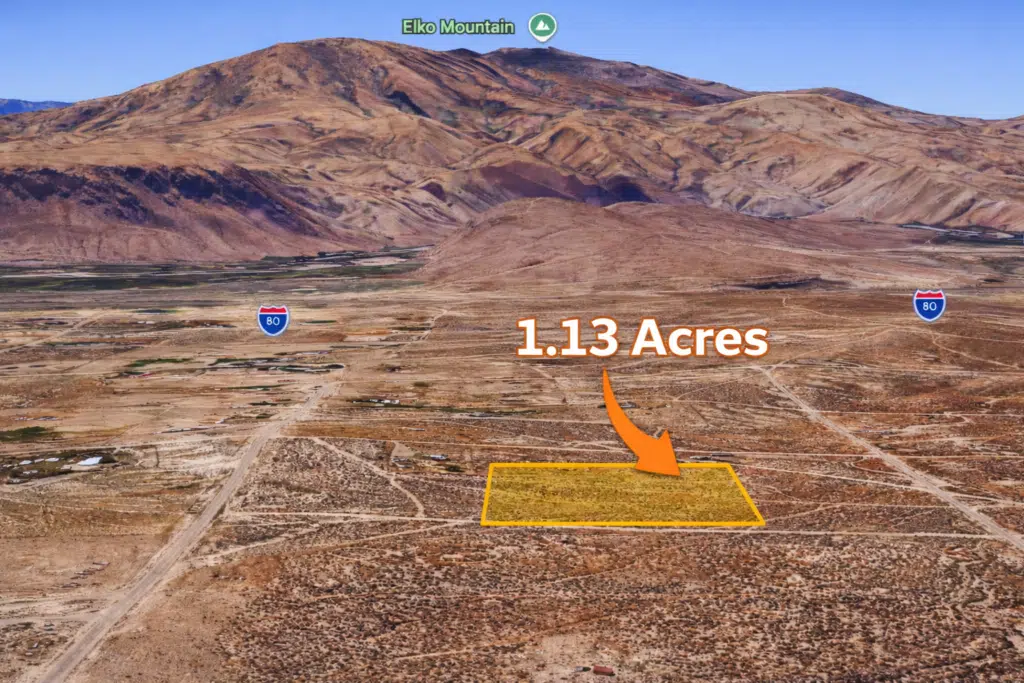 1.13 acre rural land near Elko NV suitable for RV or mobile home