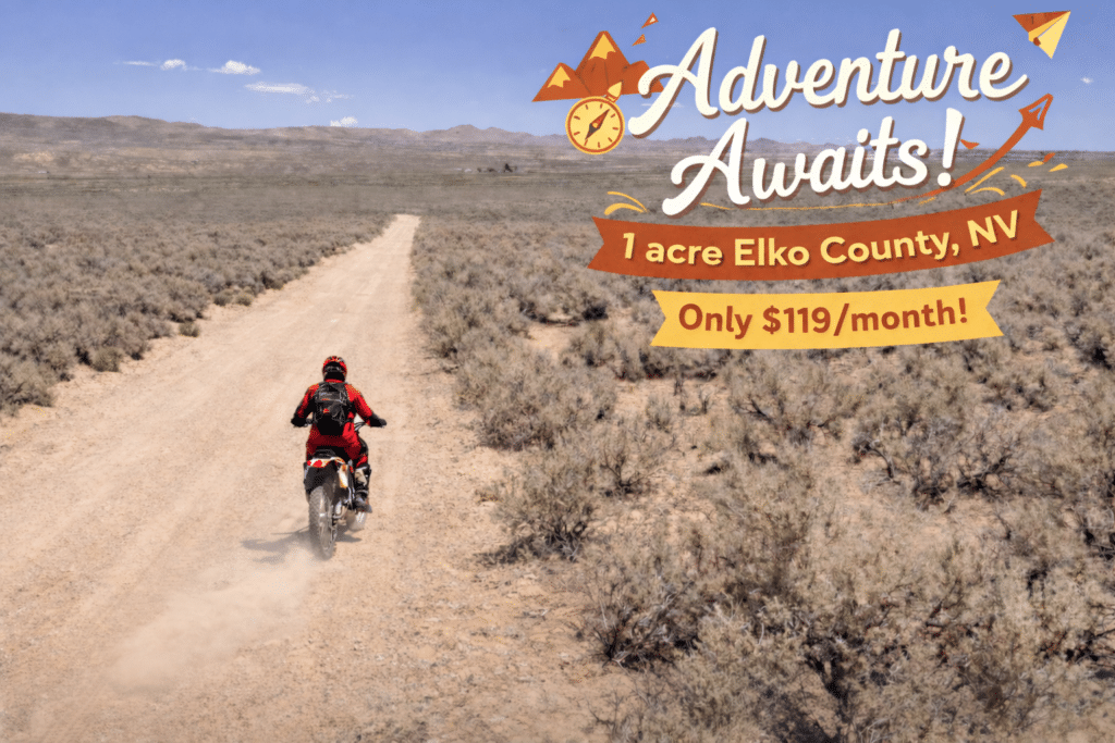 🔥 $129/mo Cheap Off-Road Land | 1.03 Acres | Elko County NV