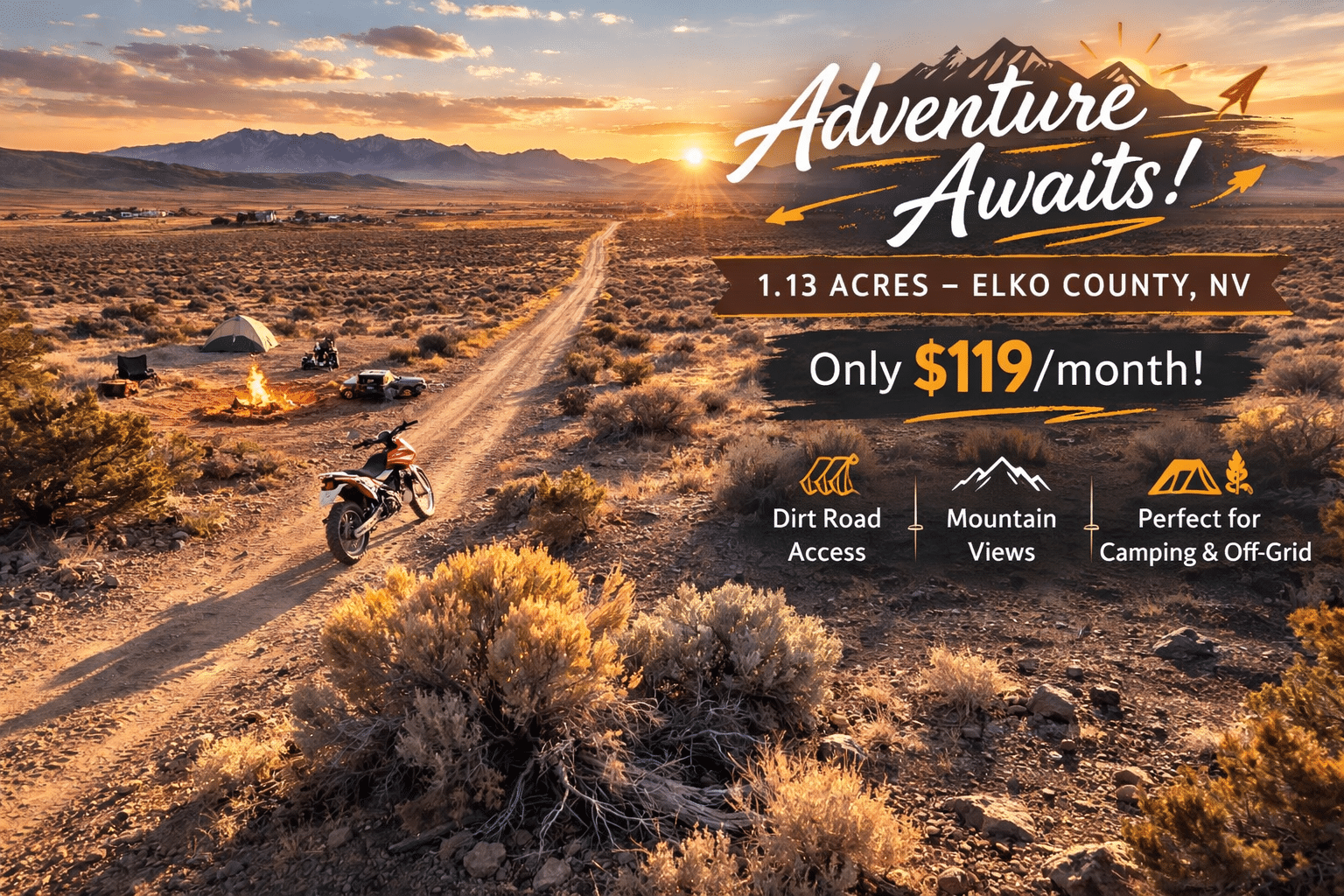 Landmodo pic 062-35-013-Eric2 1.13 Acres Recreational Land for Sale in Elko, Nevada