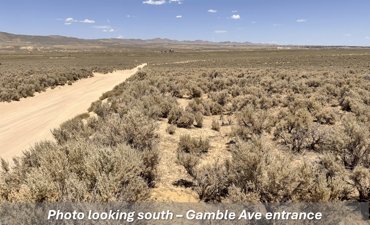 View South – with text