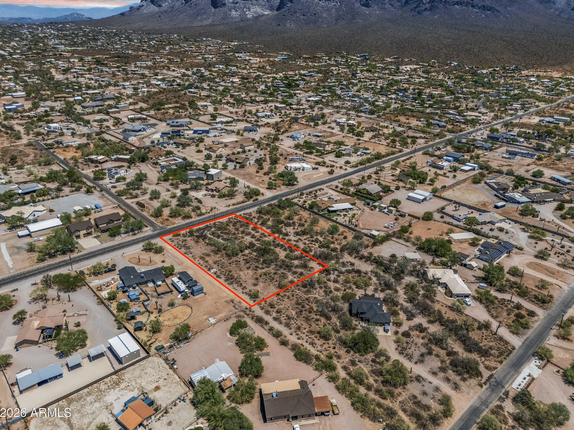 1.06 Acres of Land For Sale in Apache Junction, Arizona — SELLER FINANCING AVAILABLE