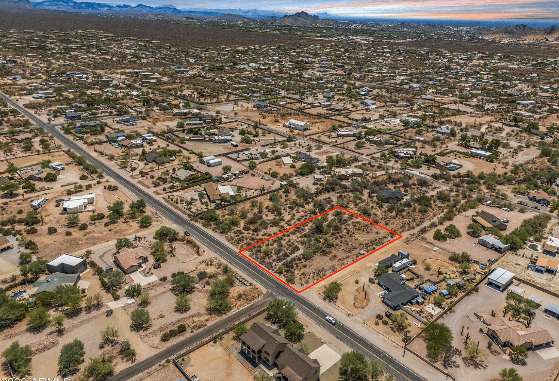 1.06 Acres of Land For Sale in Apache Junction, Arizona — SELLER FINANCING AVAILABLE