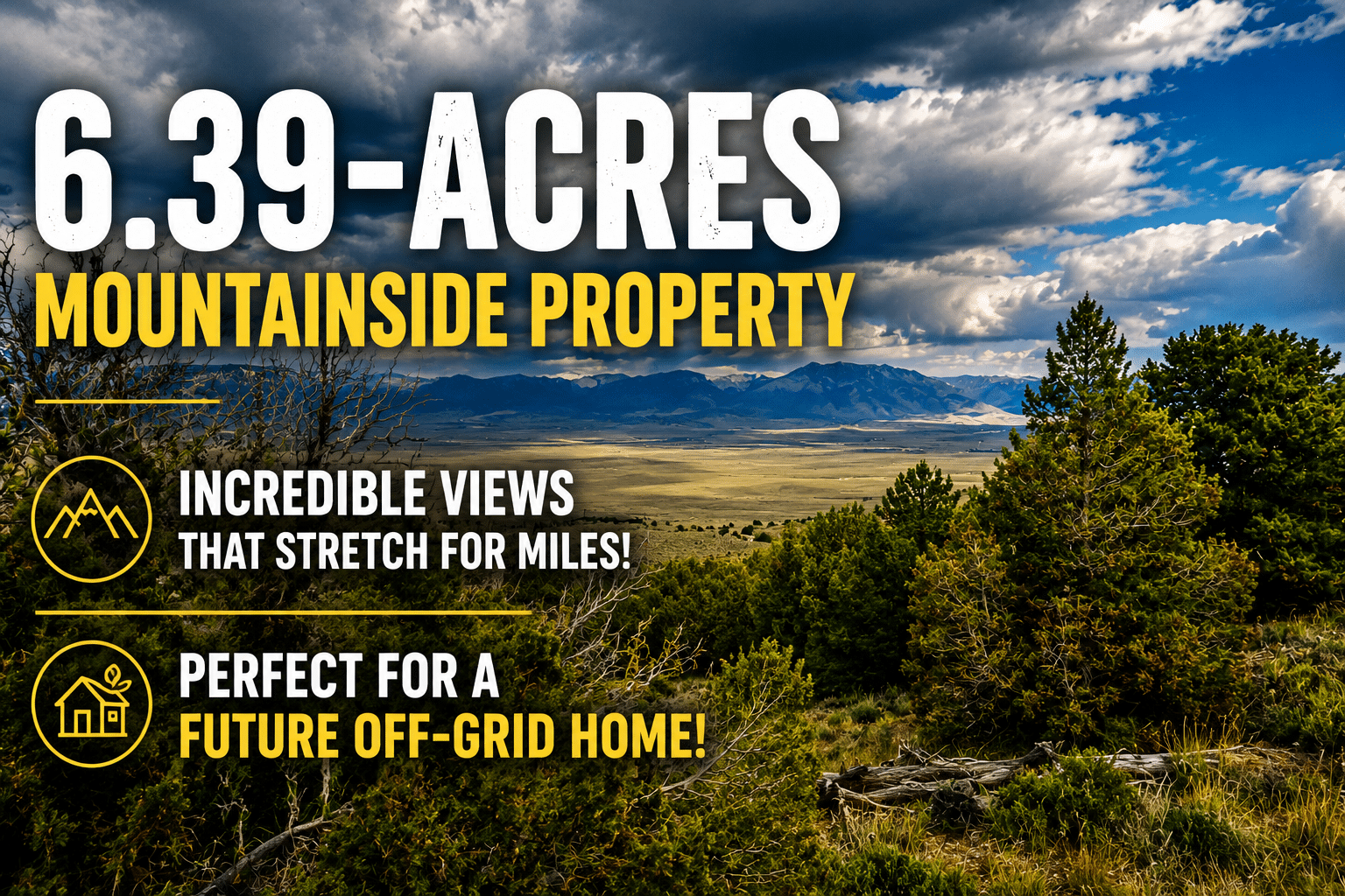 ChatGPT Image May 7, 2026, 11_22_52 AM š 6+ Acres Near Murdock Mountain / $299/Month!