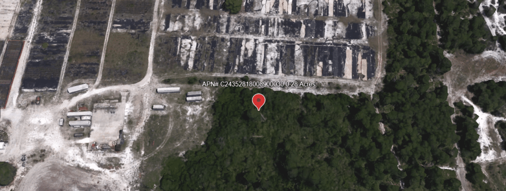 Multiple-family dwelling zoned land in Highlands County, Florida near Sebring
