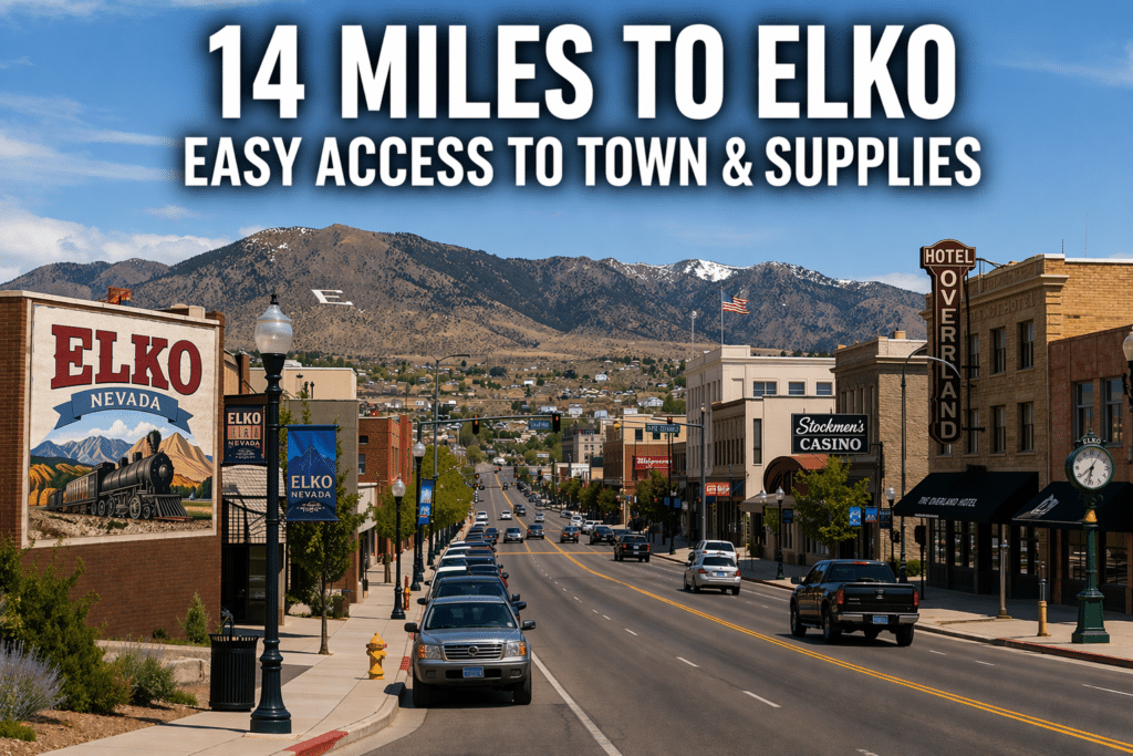 1.13 acre lot with road access in Elko County, Nevada - camping ready