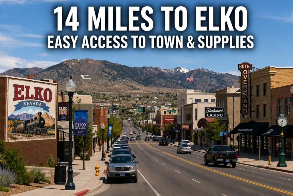1.13 acre lot with road access in Elko County, Nevada - camping ready