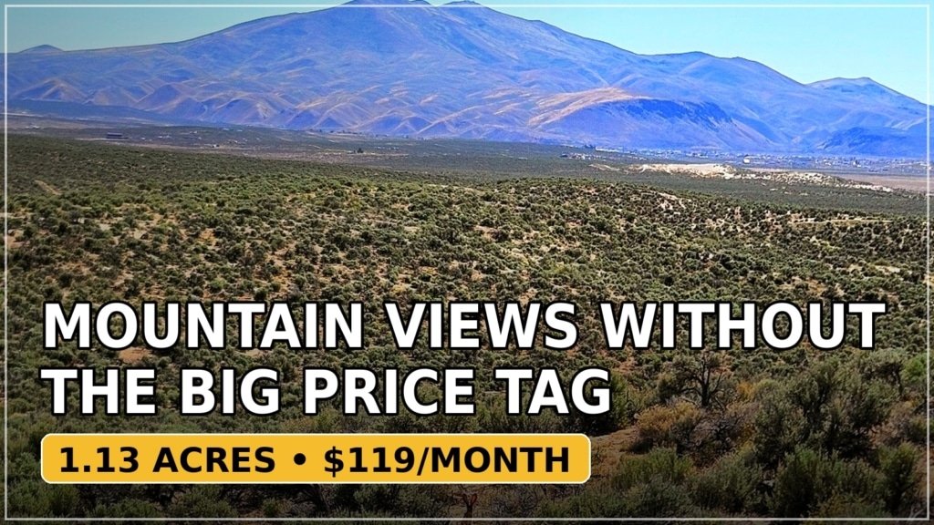🔥 $139/mo Easy-Access Nevada Land | 1.13 Acres | Near I-80