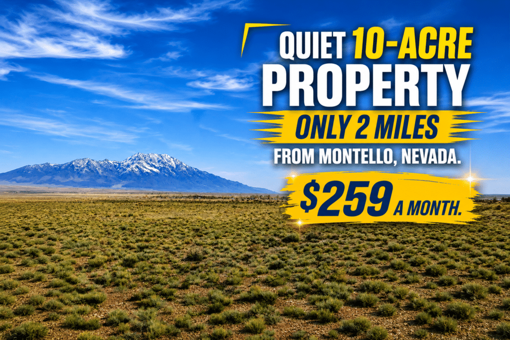 Private 10-Acre Property Near Montello, NV