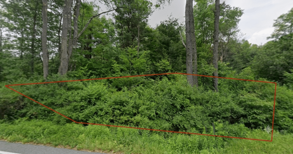 Owner-financed land listing: 4.6 acres Adirondack area, RV and mobile home allowed
