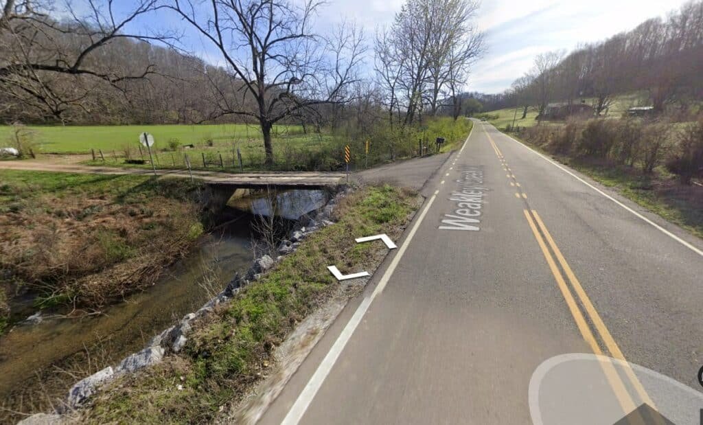 16.4 Acres Lawrenceburg TN – 2 Parcels – Homesite w/ Utilities + Creek – $109,900 Cash