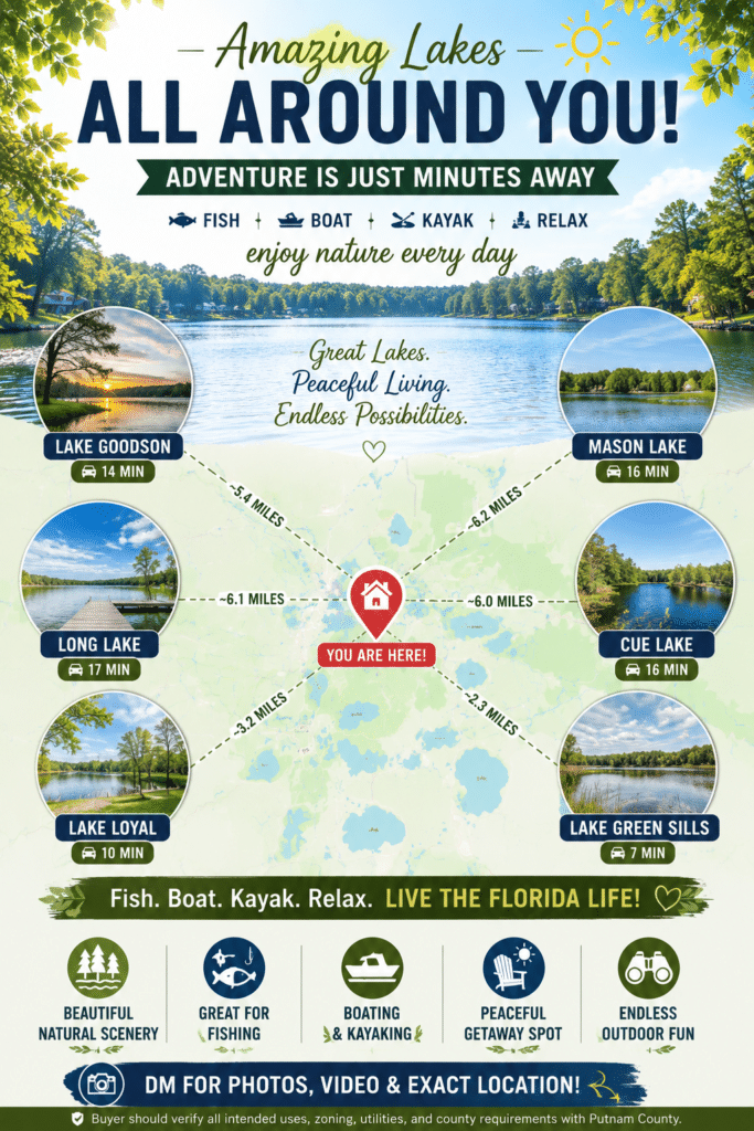 0.30 acre wooded lot in Hawthorne, Florida with RV living allowed - photo 3