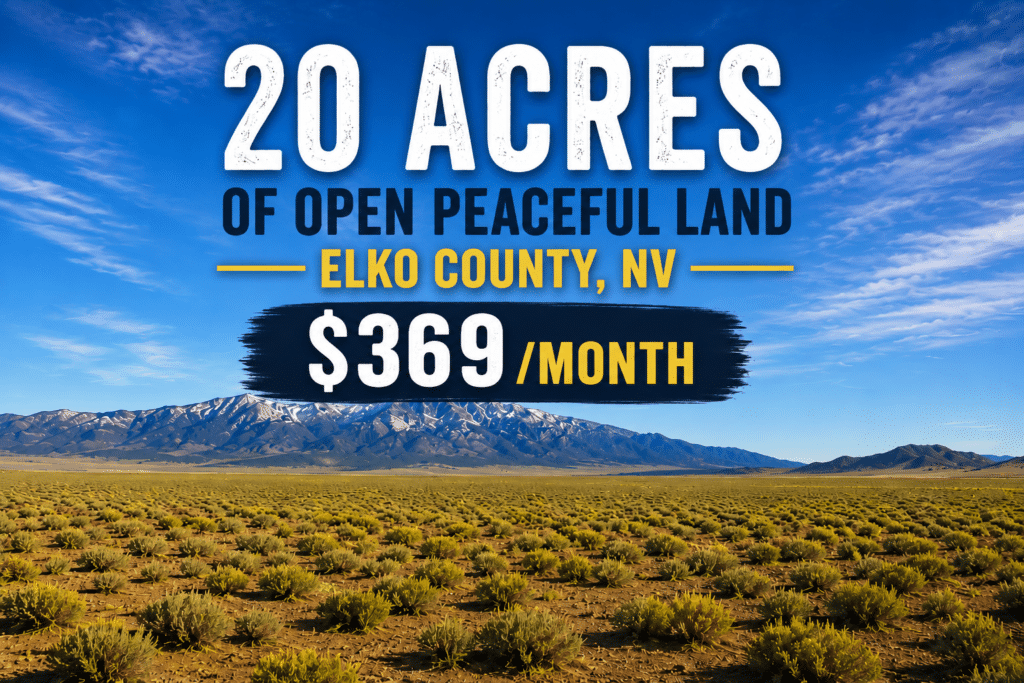 20-Acres of Open Space Land!