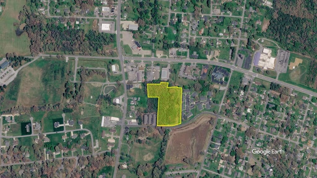 5.17 Acres In-Town Calvert City KY, Flat Road-to-Road Land Minutes from Kentucky Lake, $78,000 Cash